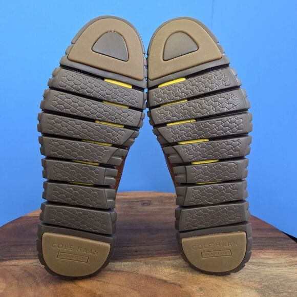 Cole Haan Zerogrand Wingtip Oxford British Tan Leather C29411 Men's 9M - Picture 8 of 12